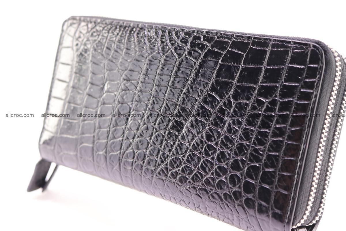 Crocodile wallet with 2 zips 313 Foto 9