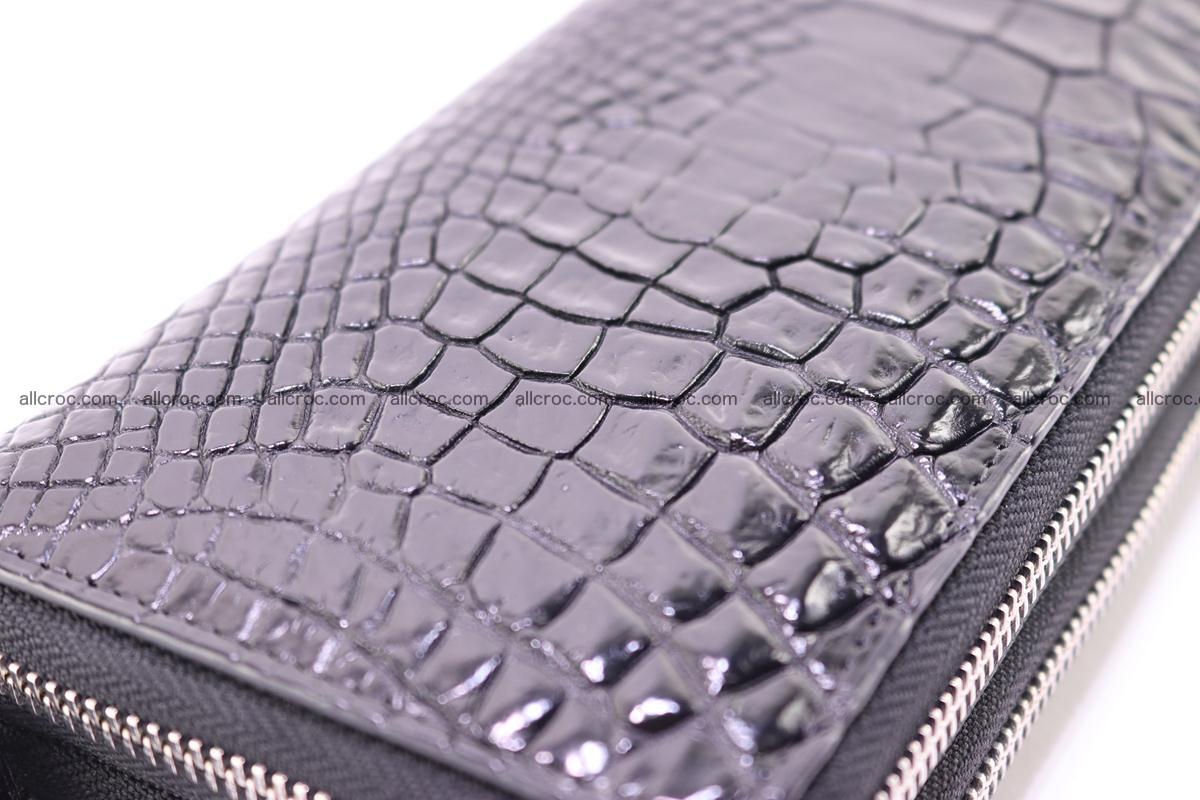 Crocodile wallet with 2 zips 313 Foto 3