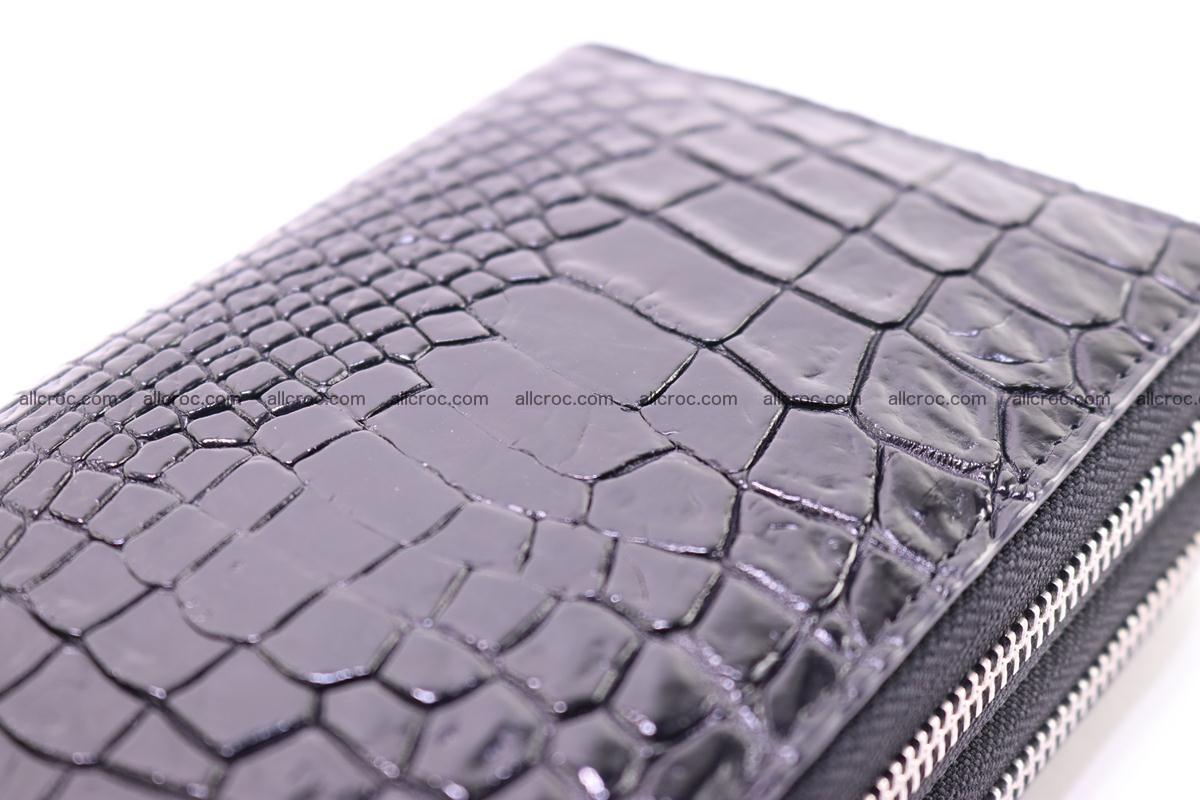 Crocodile wallet with 2 zips 313 Foto 2
