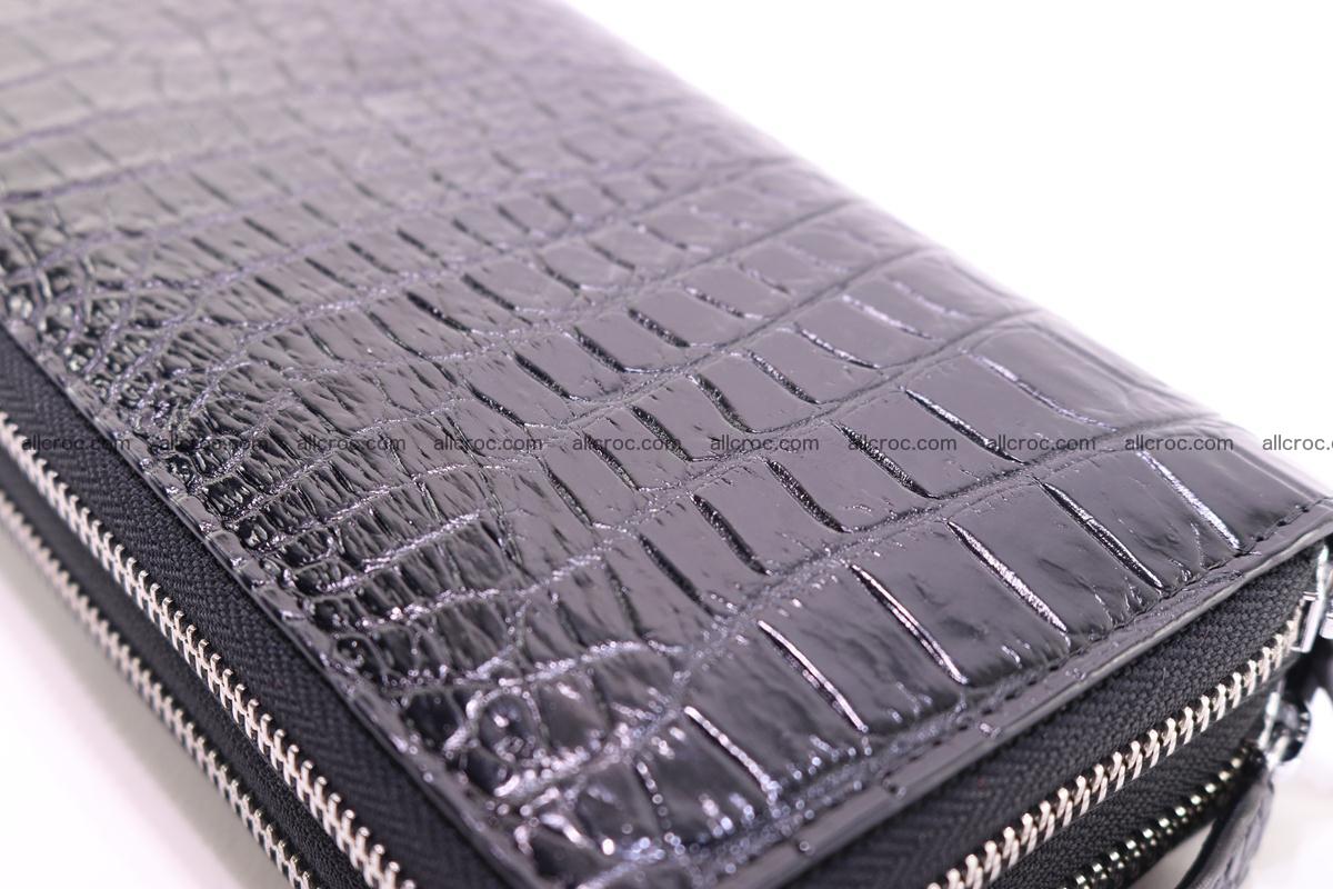 Crocodile wallet with 2 zips 313 Foto 12