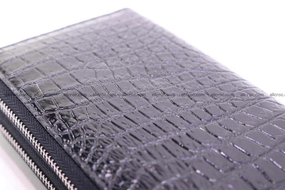 Crocodile wallet with 2 zips 313 Foto 7