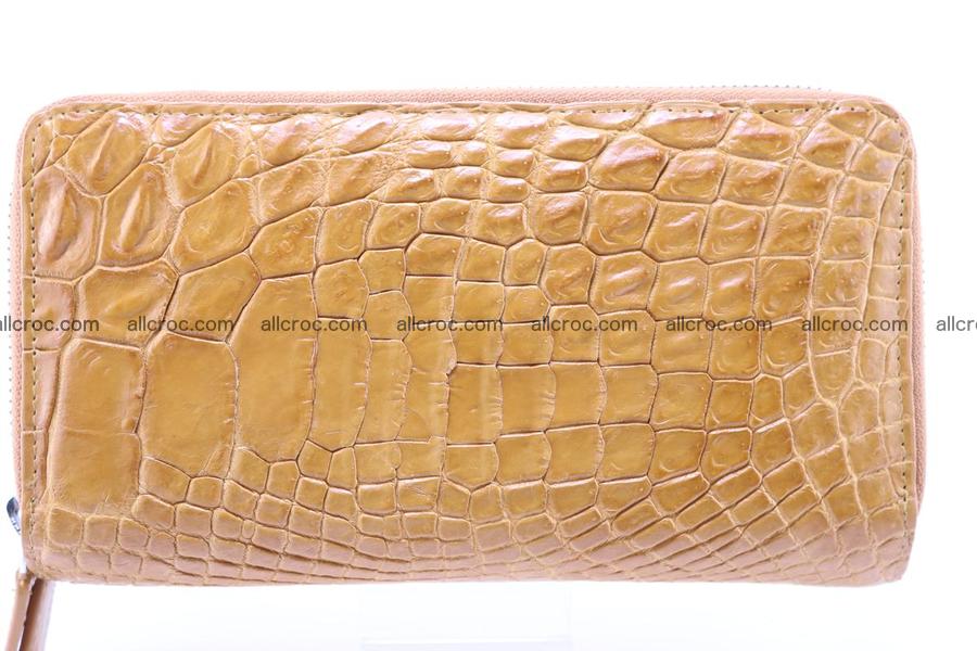 Crocodile wallet with 2 zips 314