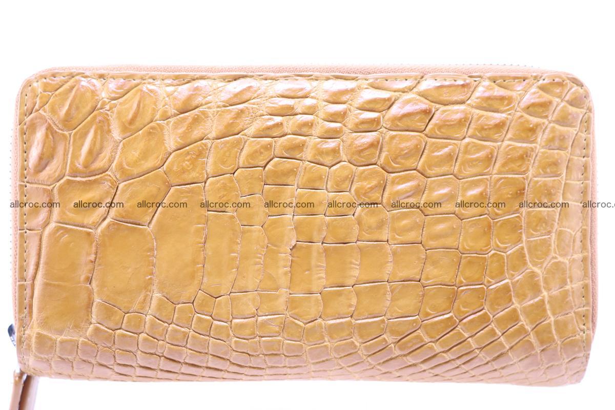 Crocodile wallet with 2 zips 314 Foto 7