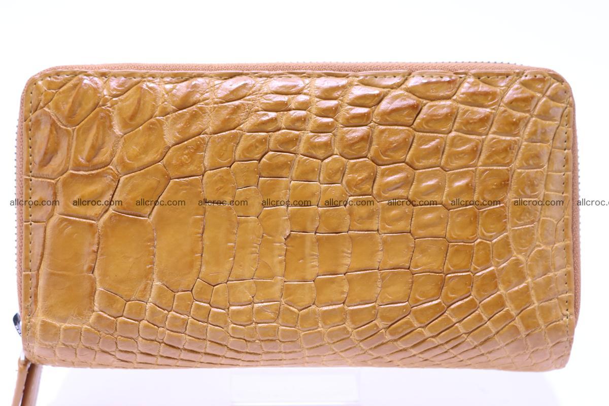 Crocodile wallet with 2 zips 314 Foto 4