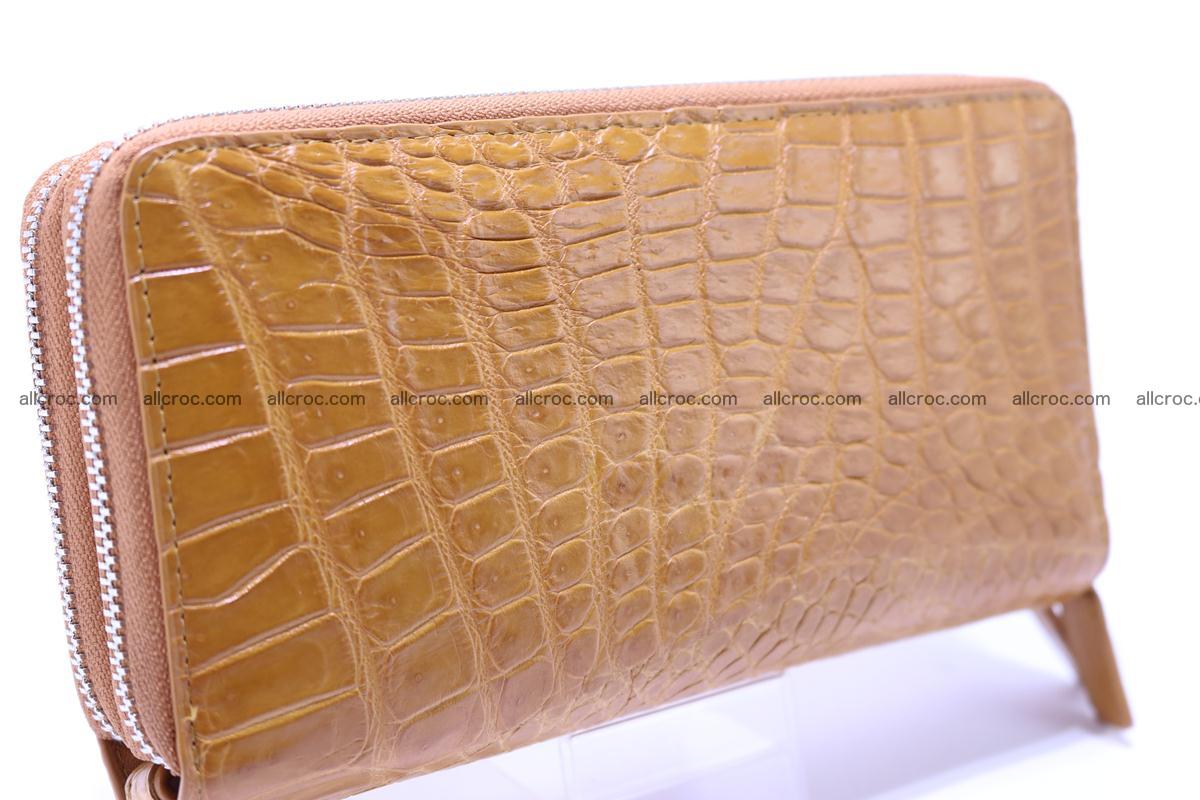 Crocodile wallet with 2 zips 314 Foto 8