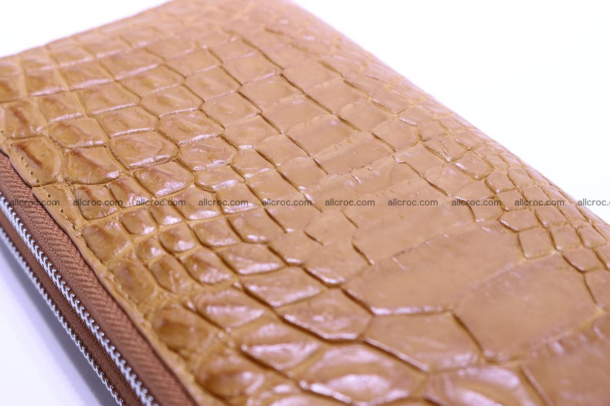 Crocodile wallet with 2 zips 314 Foto 5