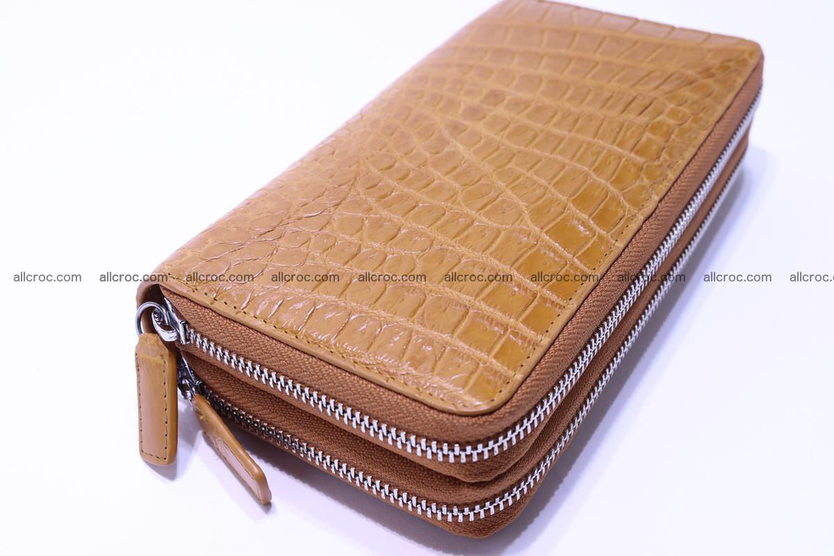 Crocodile wallet with 2 zips 314 Foto 9