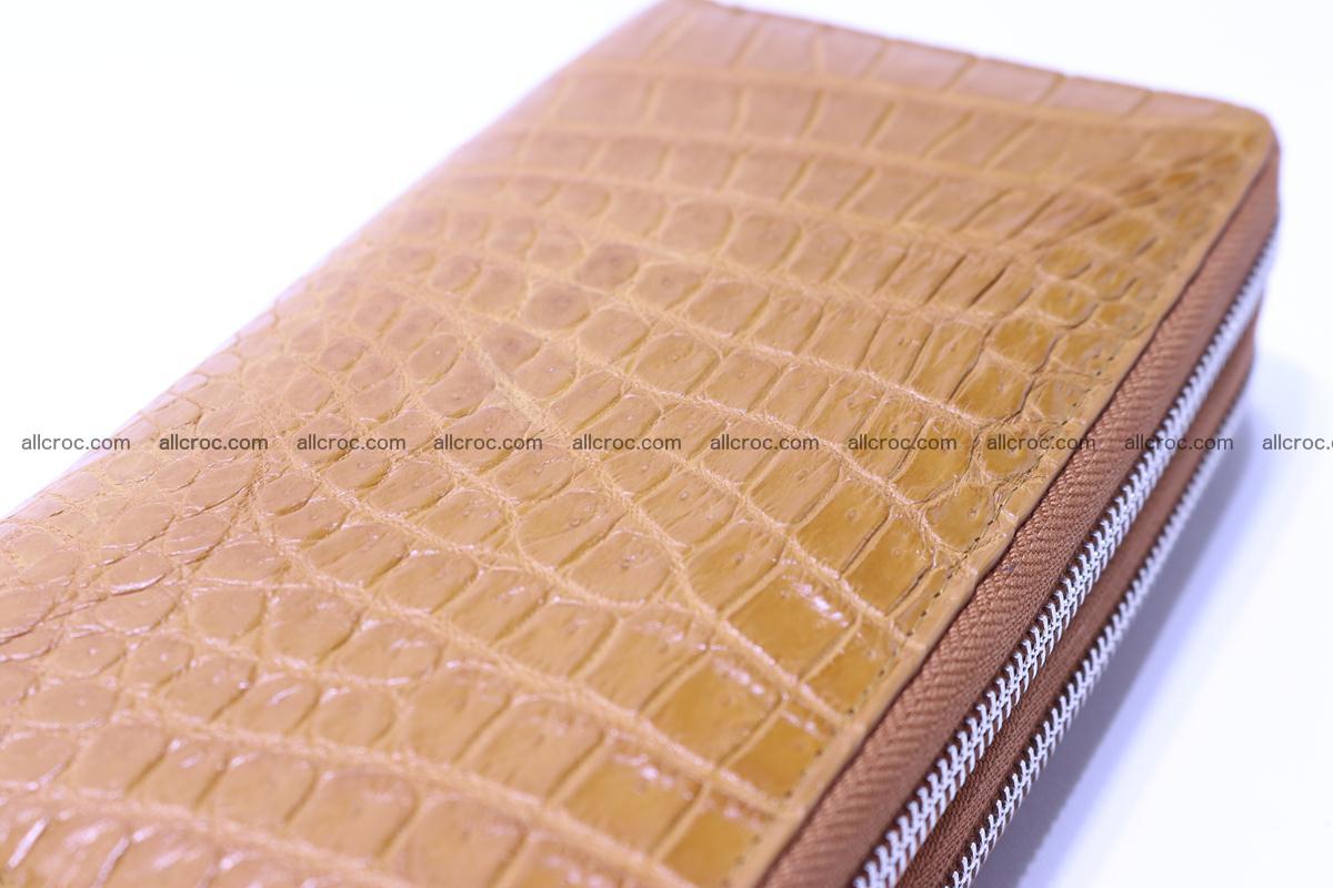 Crocodile wallet with 2 zips 314 Foto 6