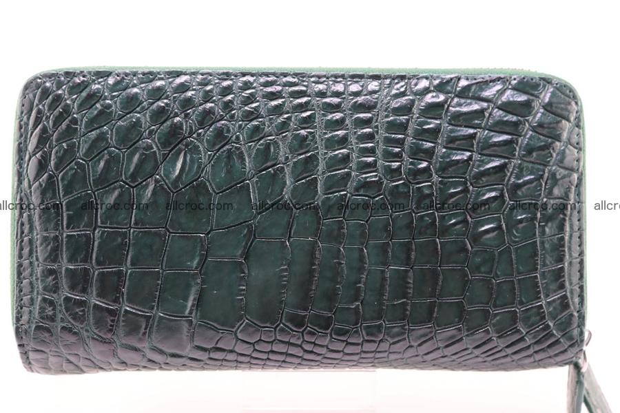 Crocodile wallet with 2 zips 315