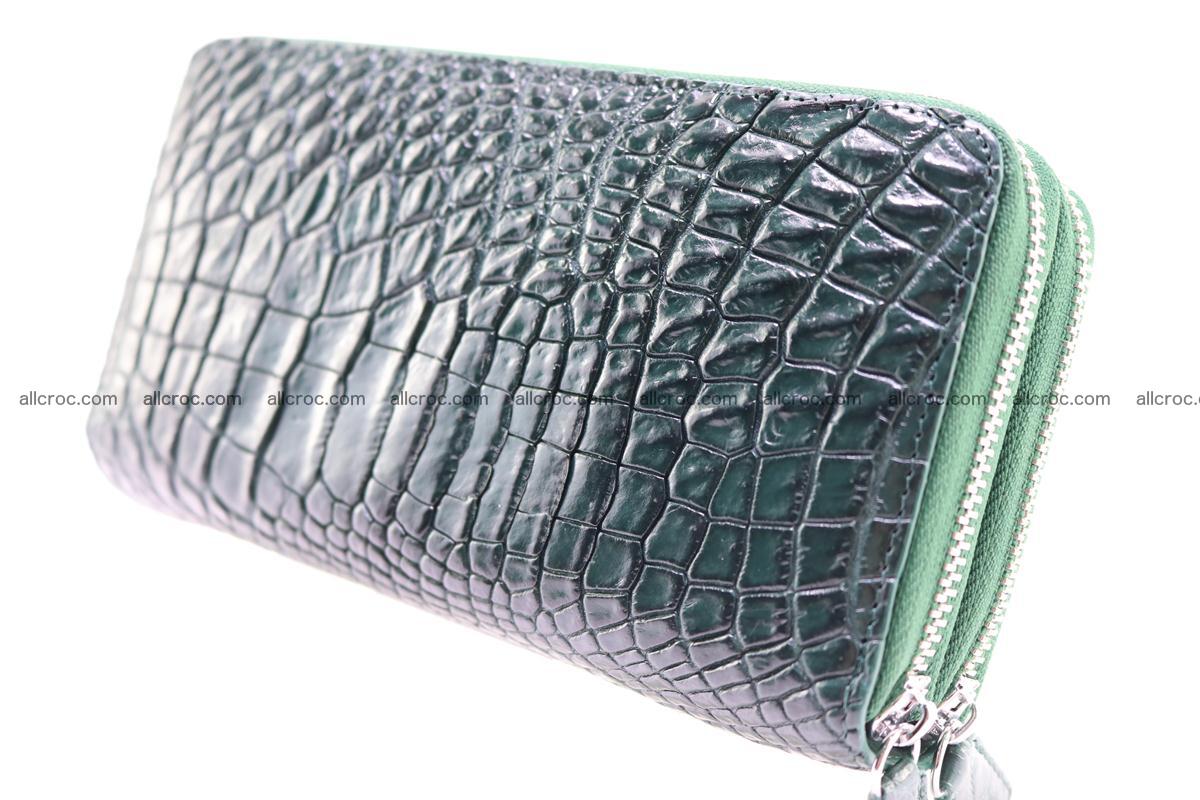 Crocodile wallet with 2 zips 315 Foto 6