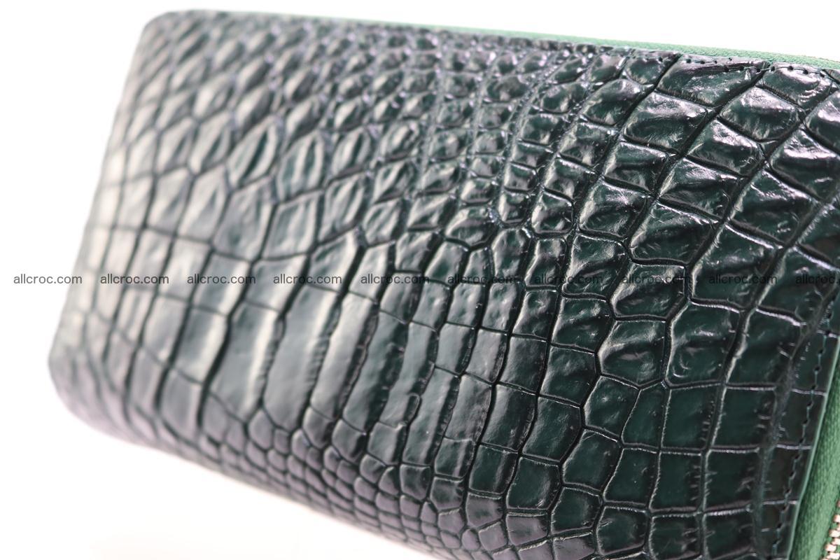 Crocodile wallet with 2 zips 315 Foto 7