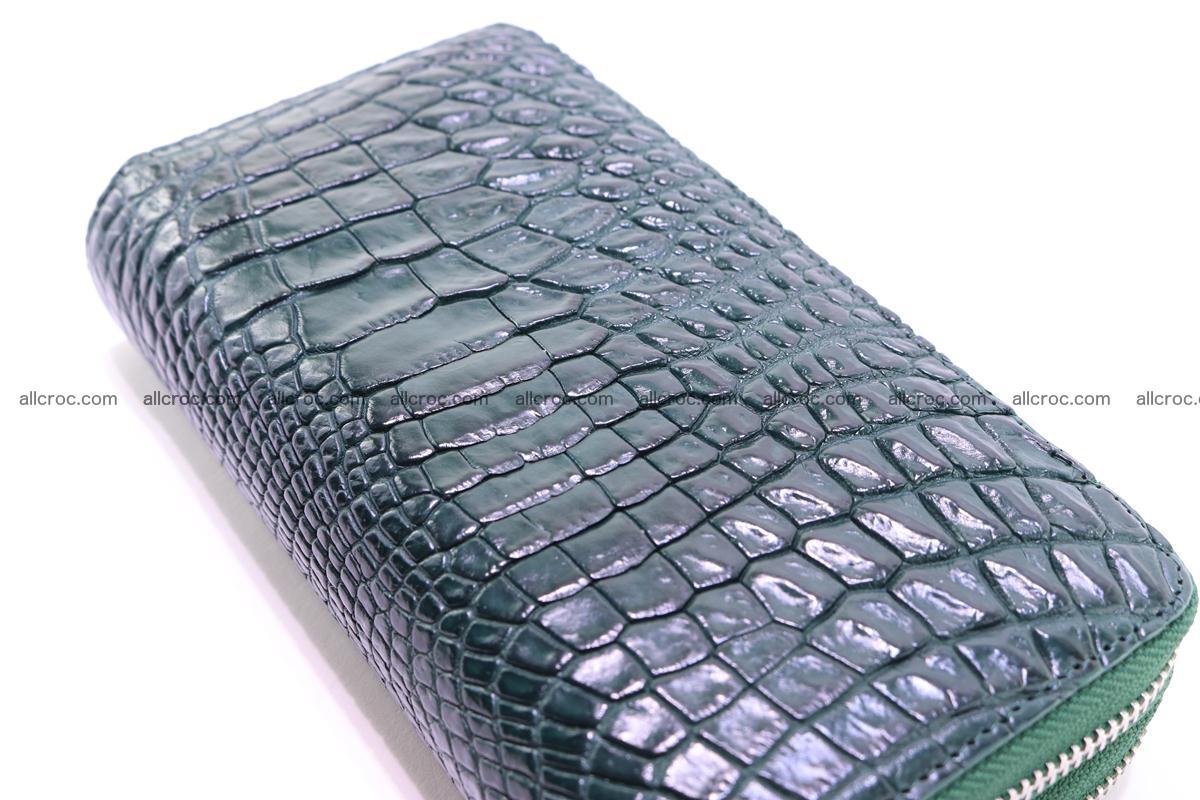 Crocodile wallet with 2 zips 315 Foto 2
