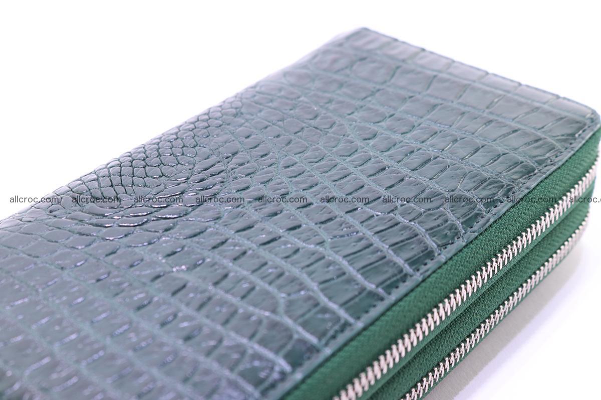 Crocodile wallet with 2 zips 315 Foto 12