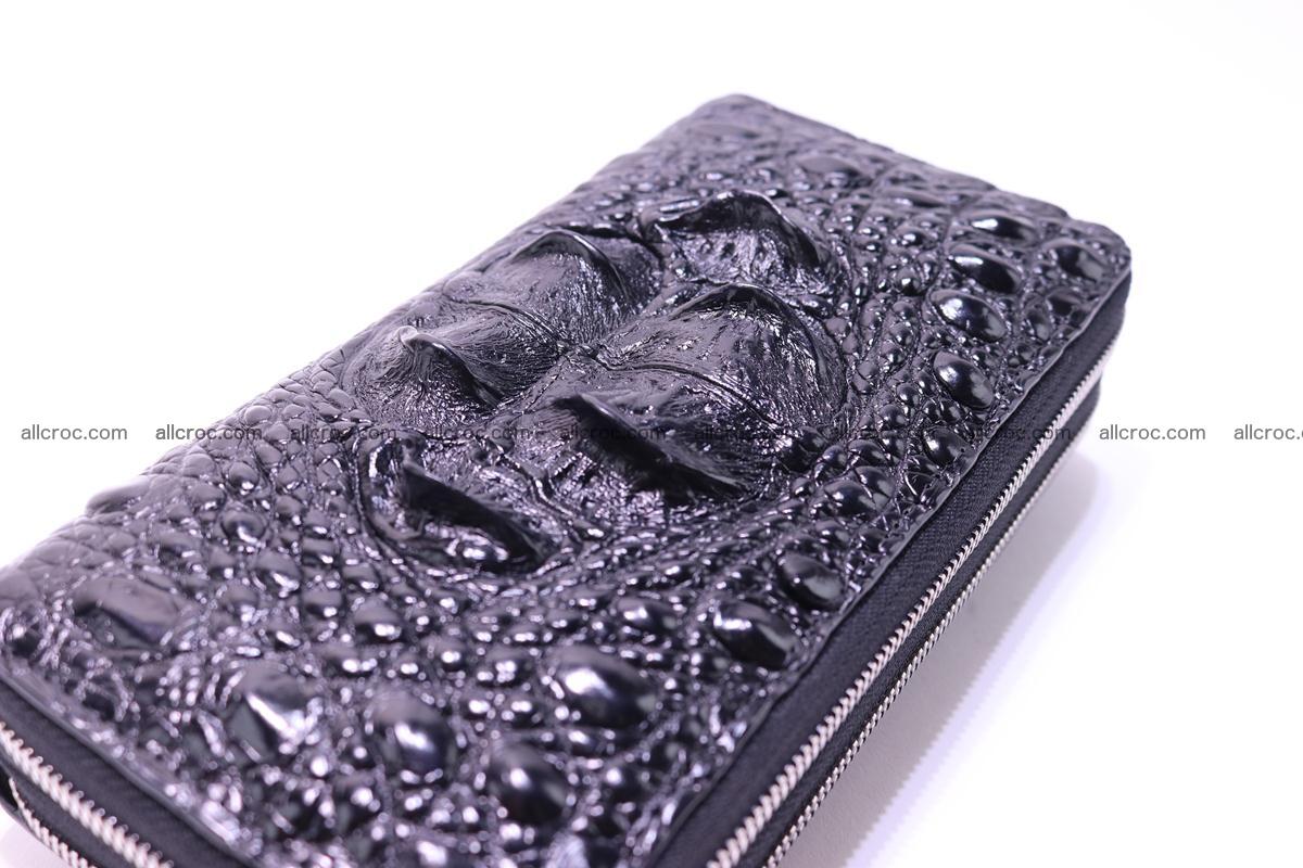 Crocodile wallet with 2 zips 316 Foto 3