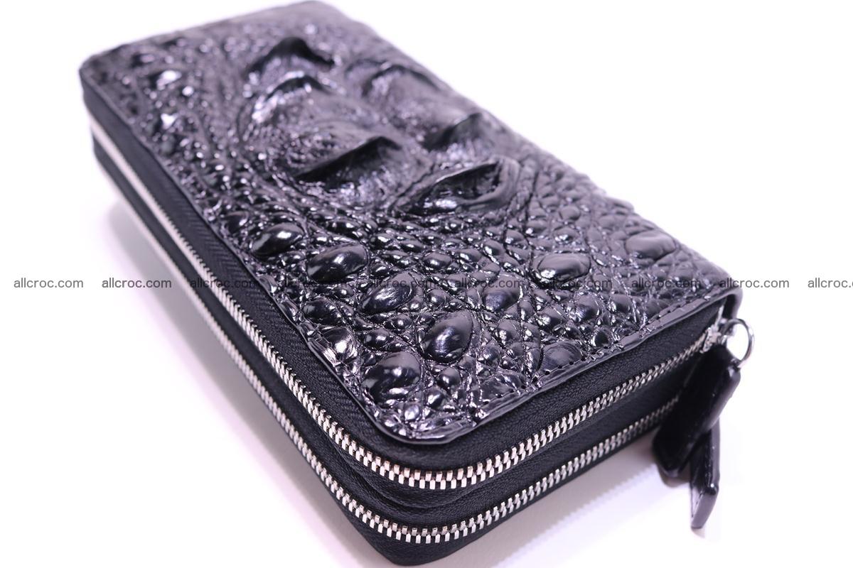 Crocodile wallet with 2 zips 316 Foto 4