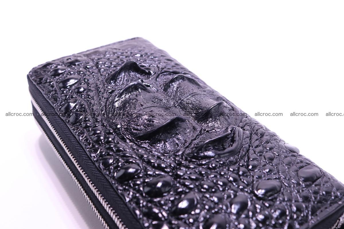 Crocodile wallet with 2 zips 316 Foto 5