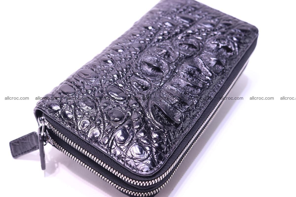 Crocodile wallet with 2 zips 316 Foto 6