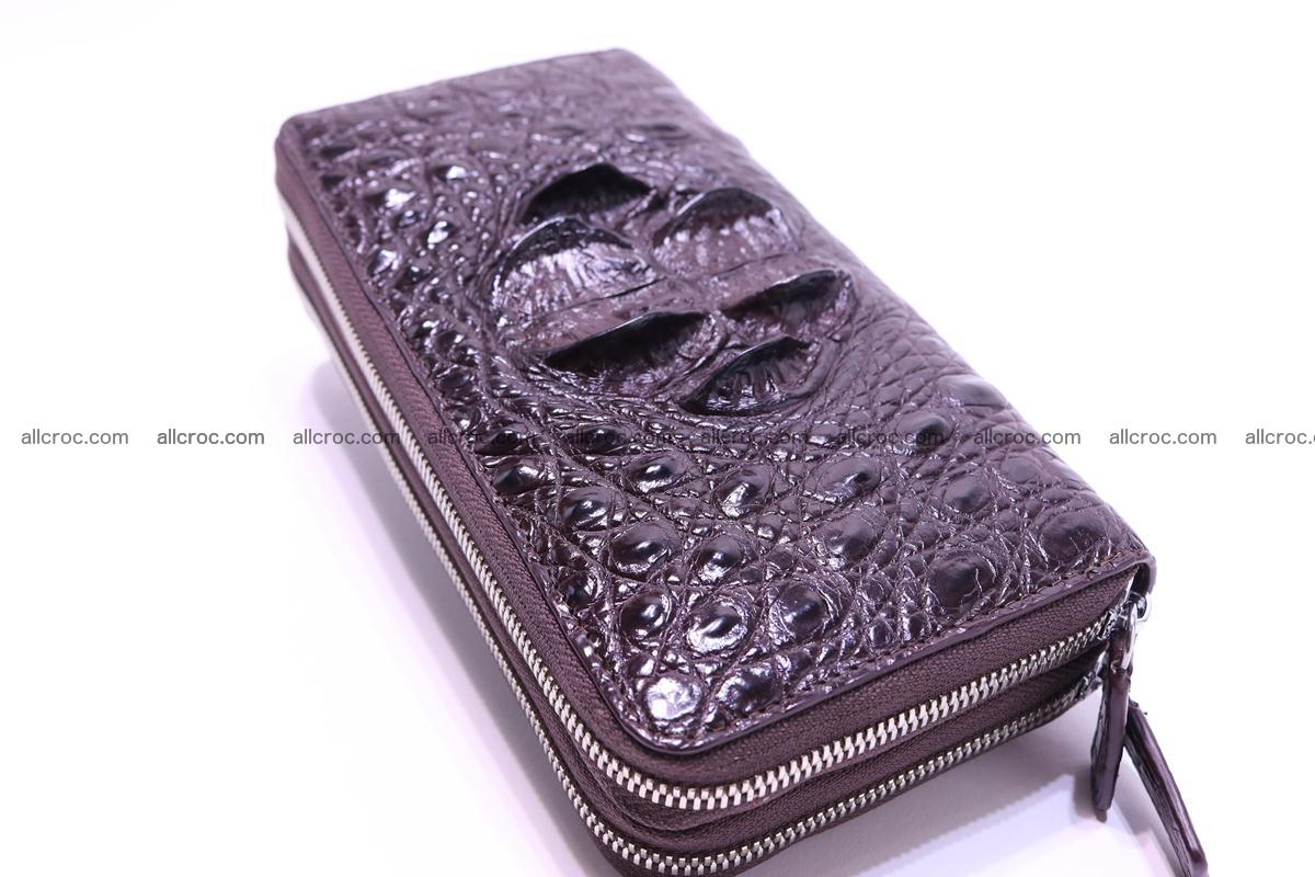 Crocodile wallet with 2 zips 317 Foto 2
