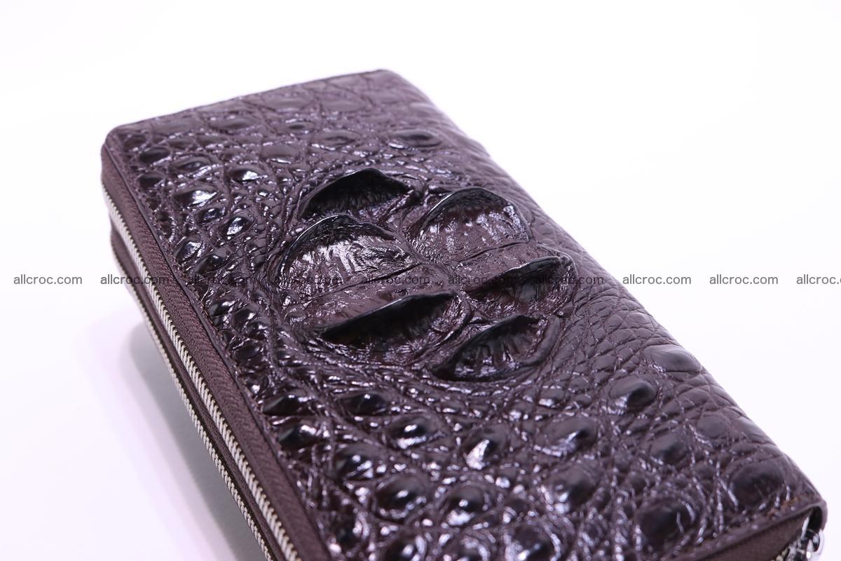 Crocodile wallet with 2 zips 317 Foto 3