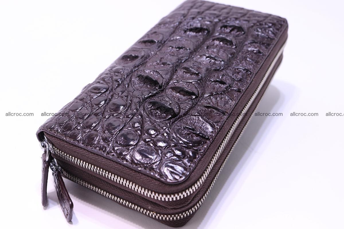 Crocodile wallet with 2 zips 317 Foto 5