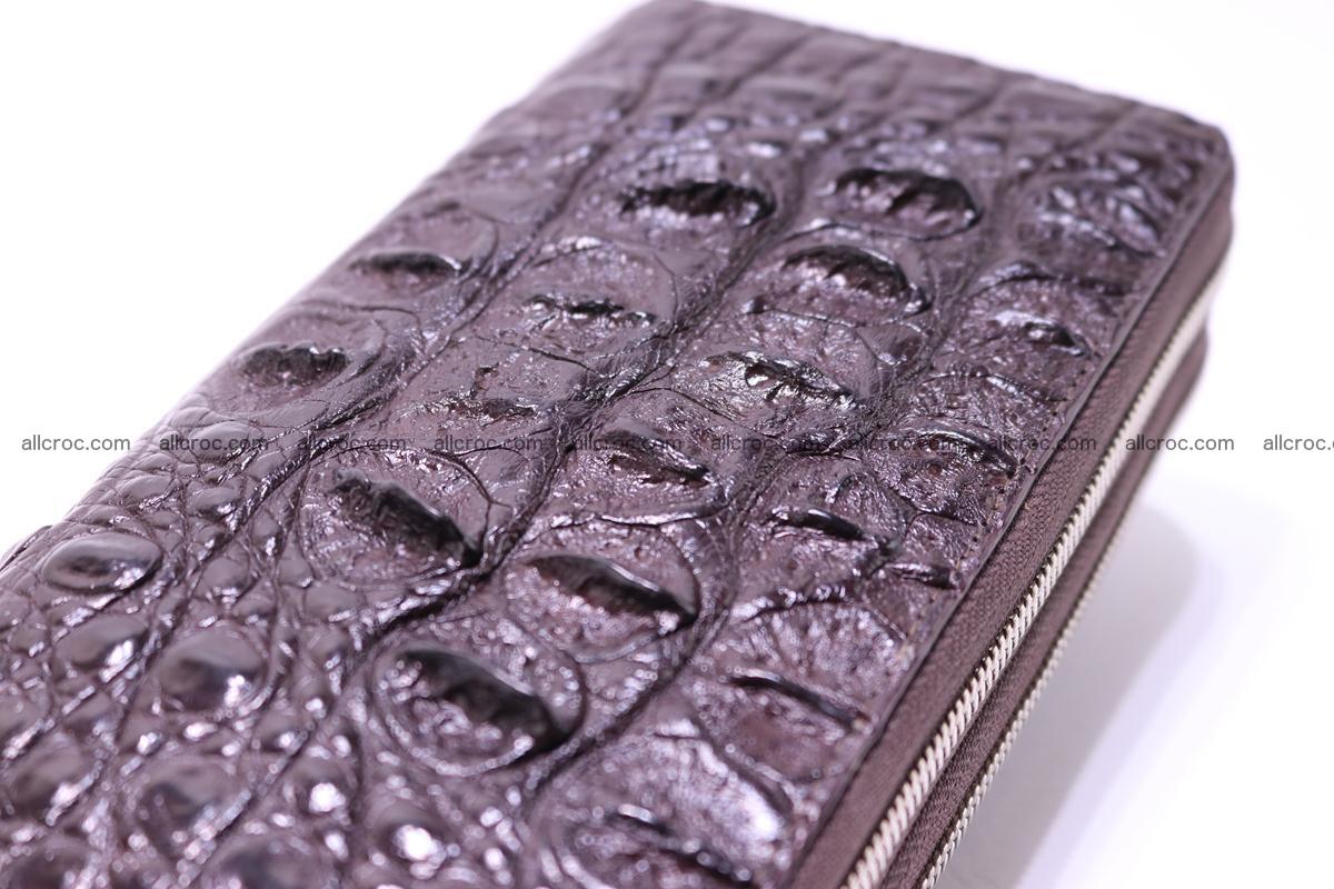 Crocodile wallet with 2 zips 317 Foto 6