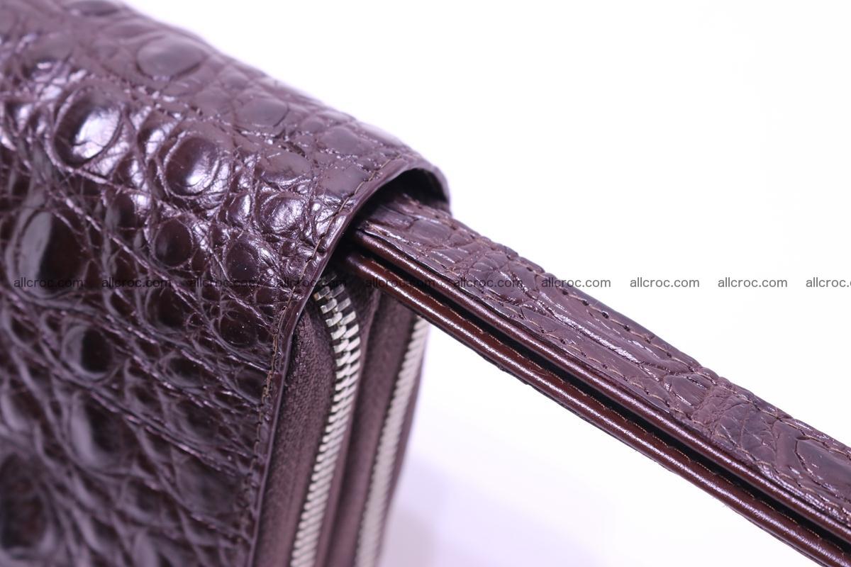Crocodile wallet with 2 zips 317 Foto 8