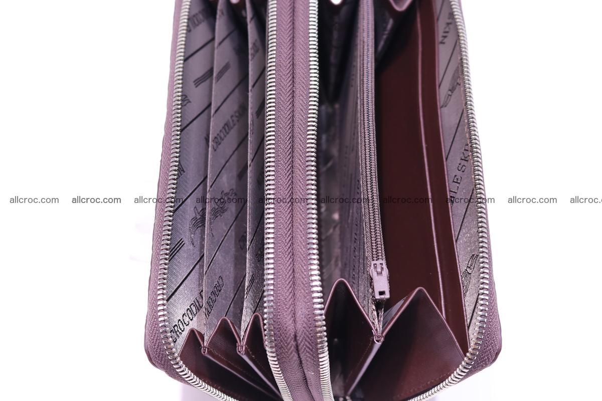 Crocodile wallet with 2 zips 317 Foto 9