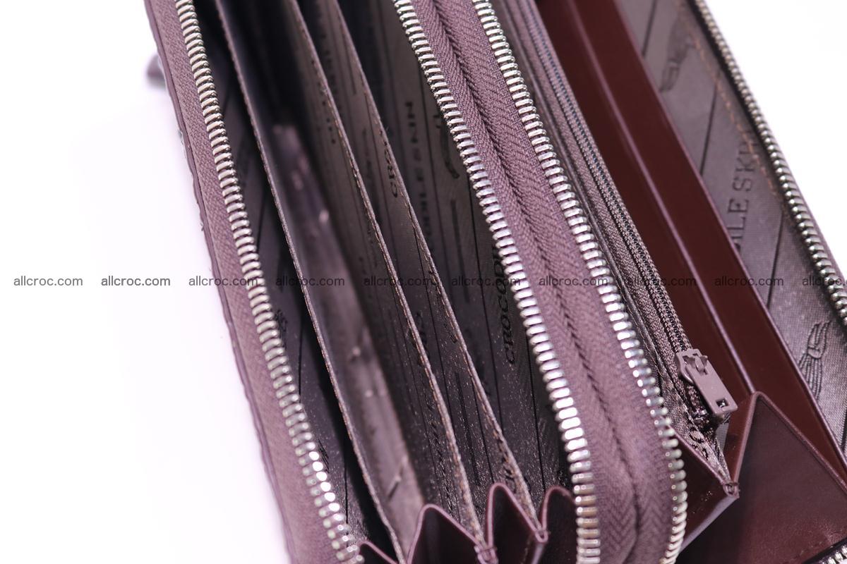 Crocodile wallet with 2 zips 317 Foto 12