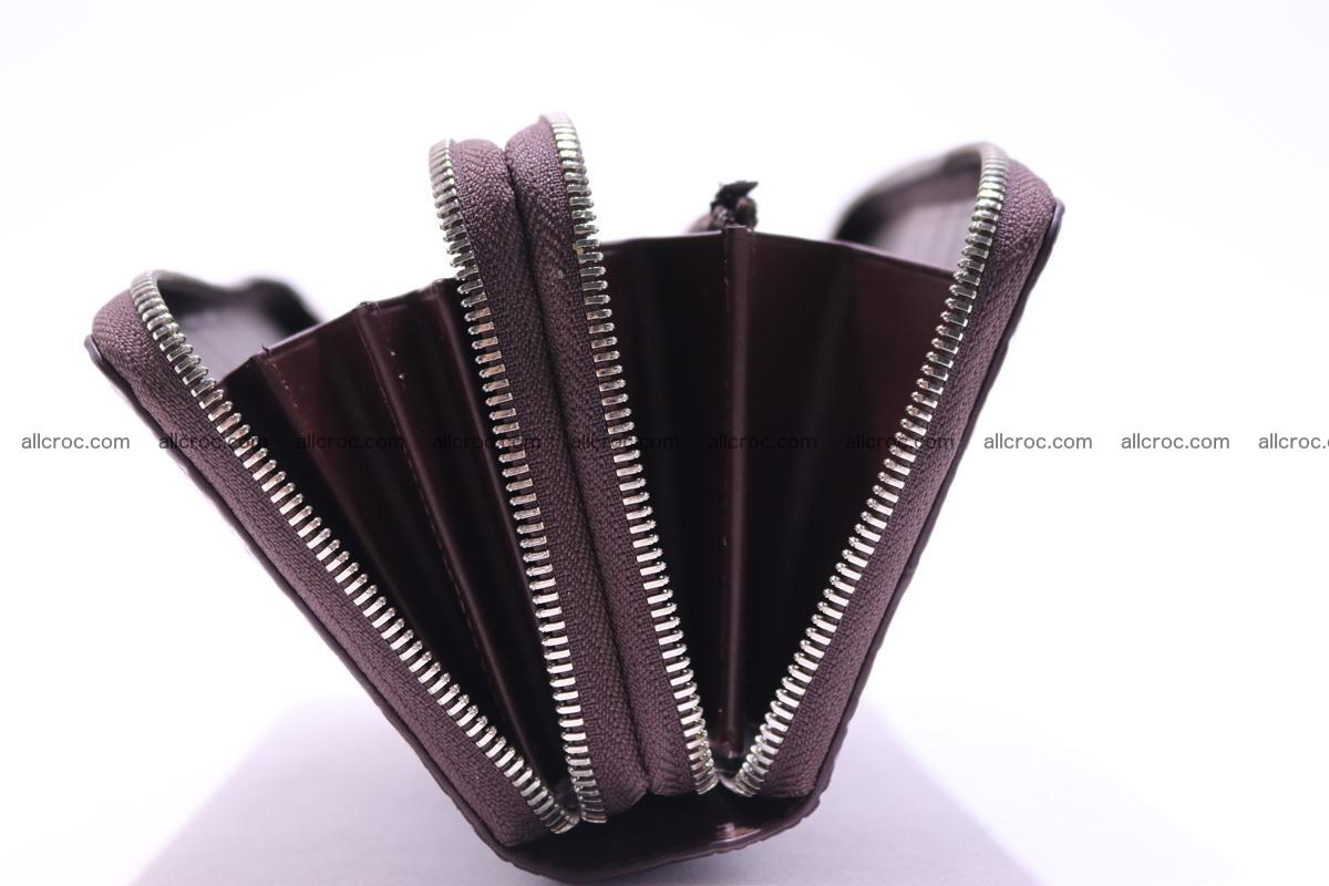 Crocodile wallet with 2 zips 311 Foto 13