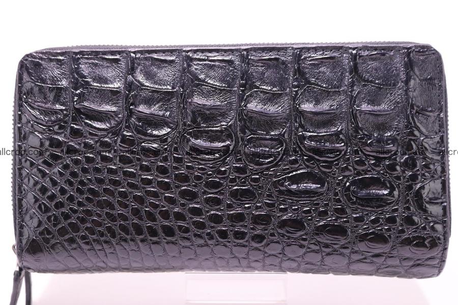 Crocodile wallet with 2 zips 304