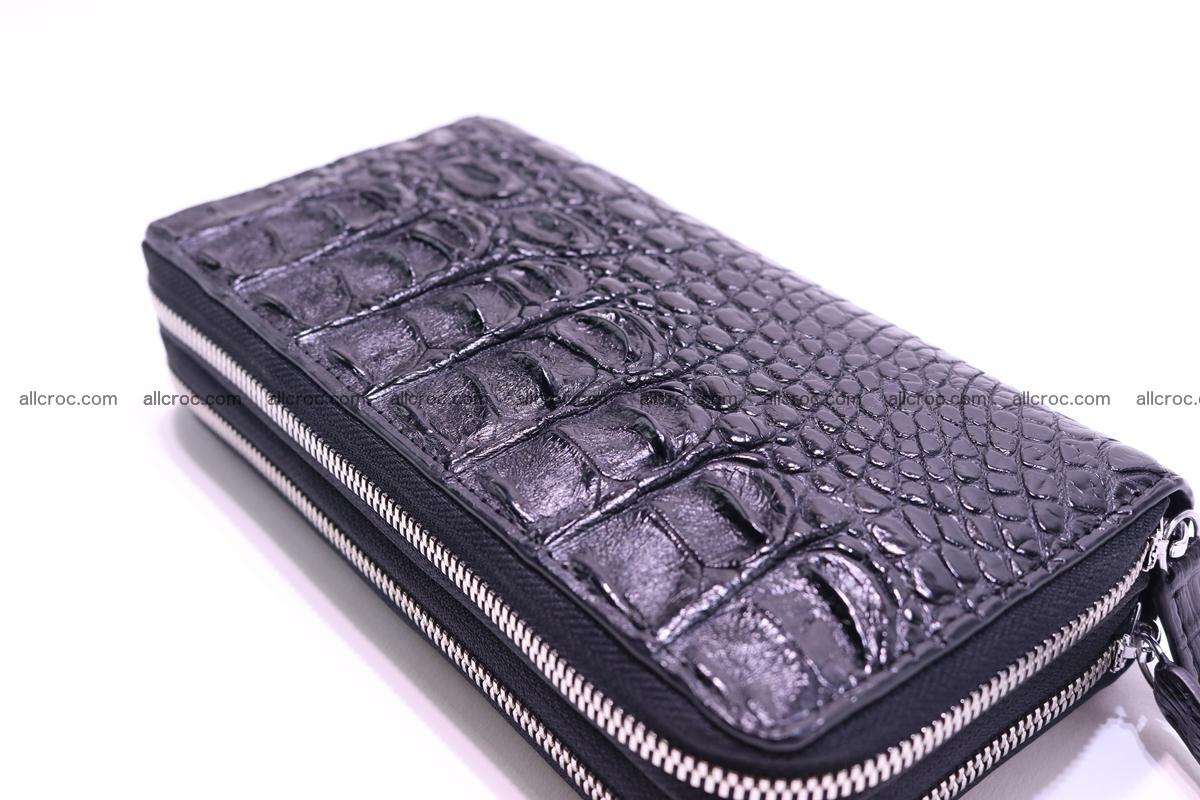 Crocodile wallet with 2 zips 304 Foto 9