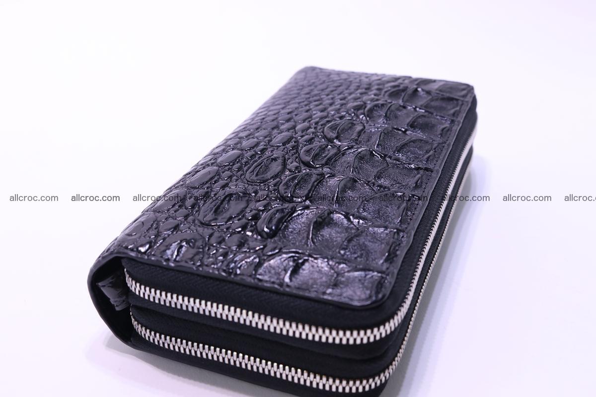 Crocodile wallet with 2 zips 304 Foto 5