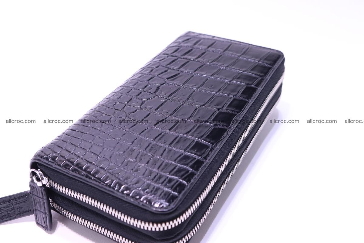 Crocodile wallet with 2 zips 304 Foto 7
