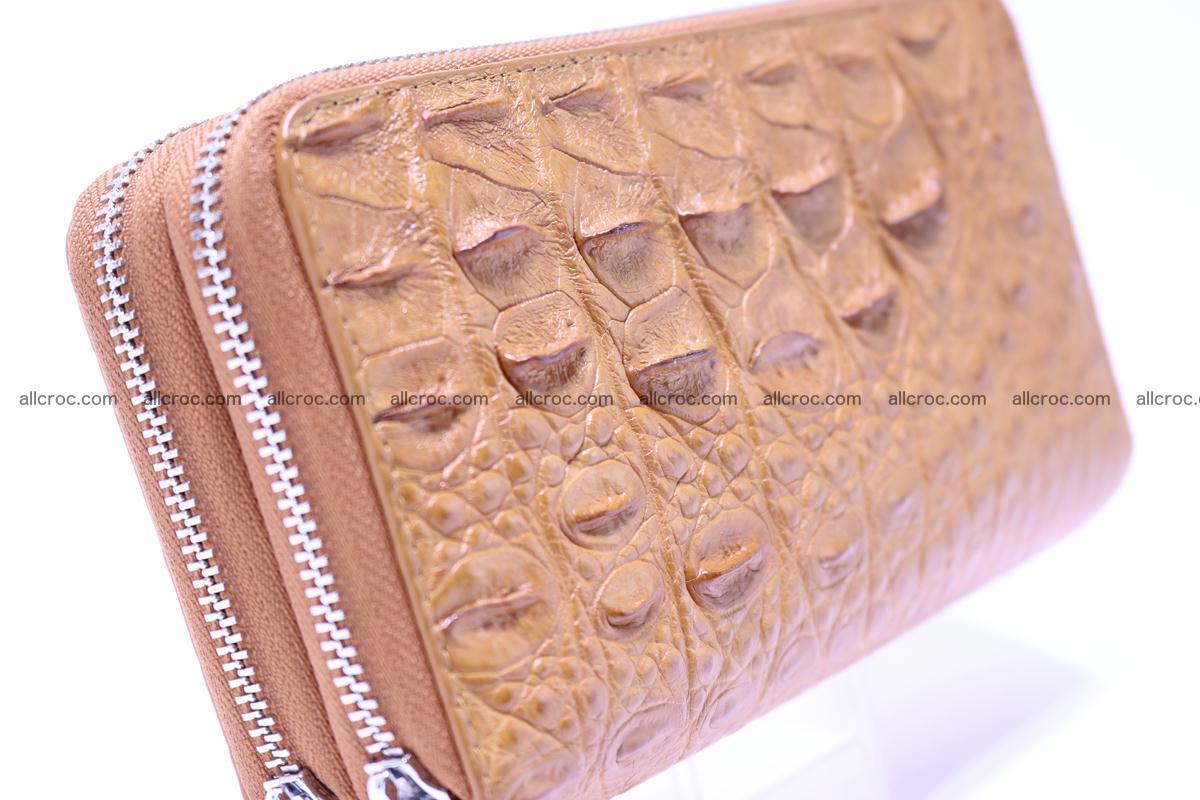 Crocodile wallet with 2 zips 303 Foto 2