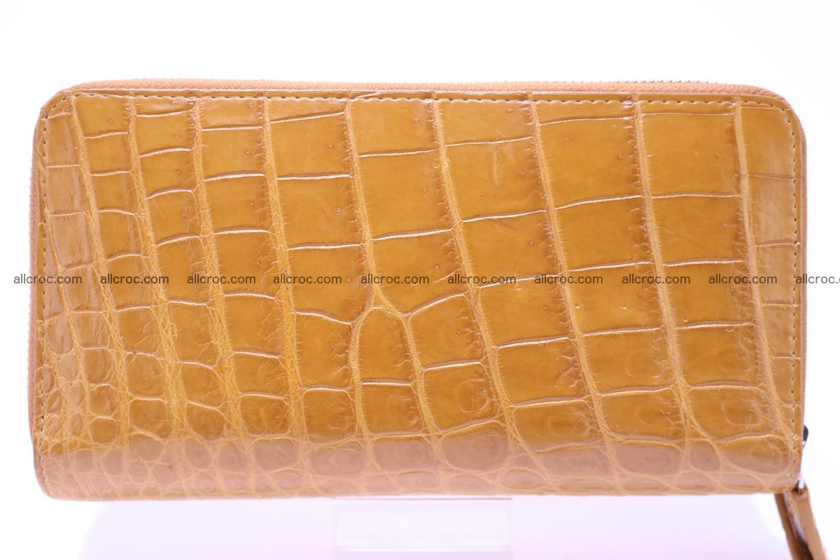Crocodile wallet with 2 zips 303 Foto 4