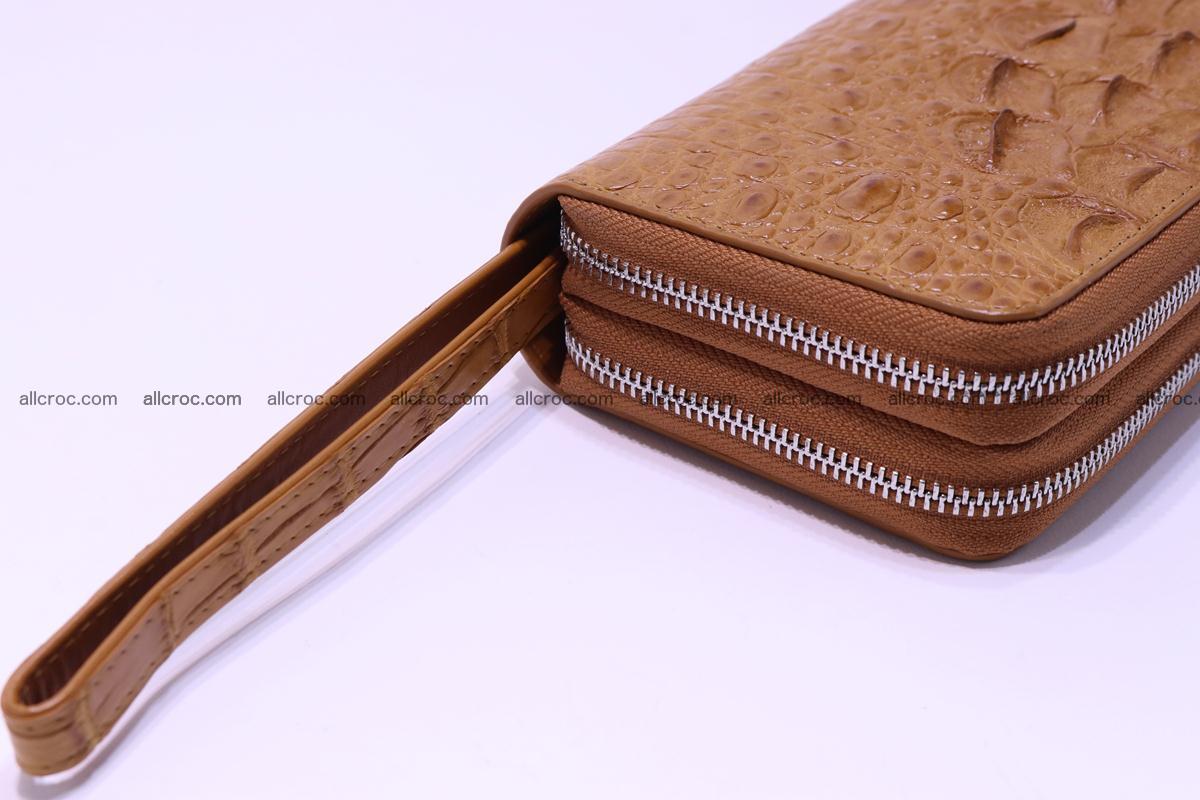 Crocodile wallet with 2 zips 303 Foto 10