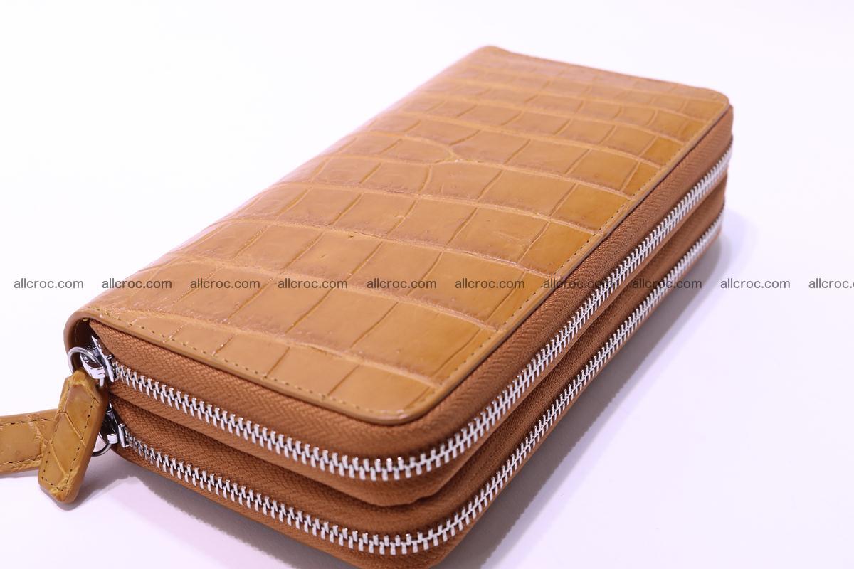 Crocodile wallet with 2 zips 303 Foto 13