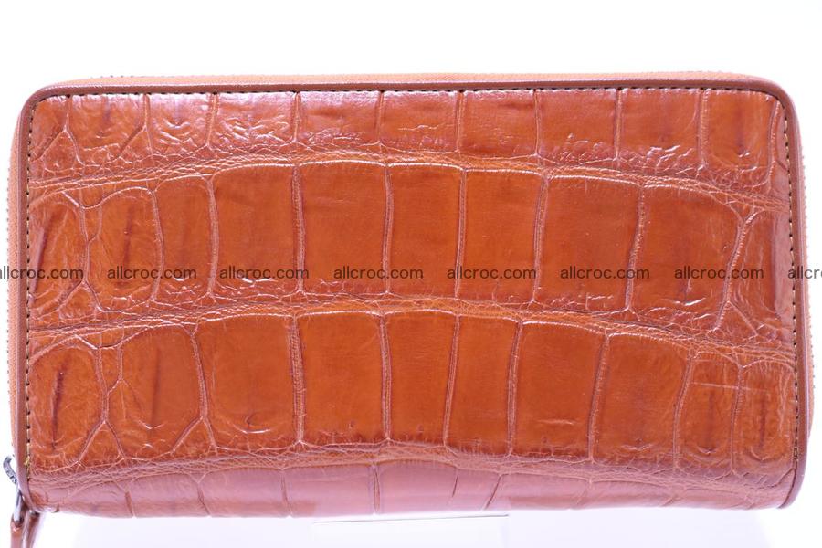 Crocodile wallet with 2 zips 305