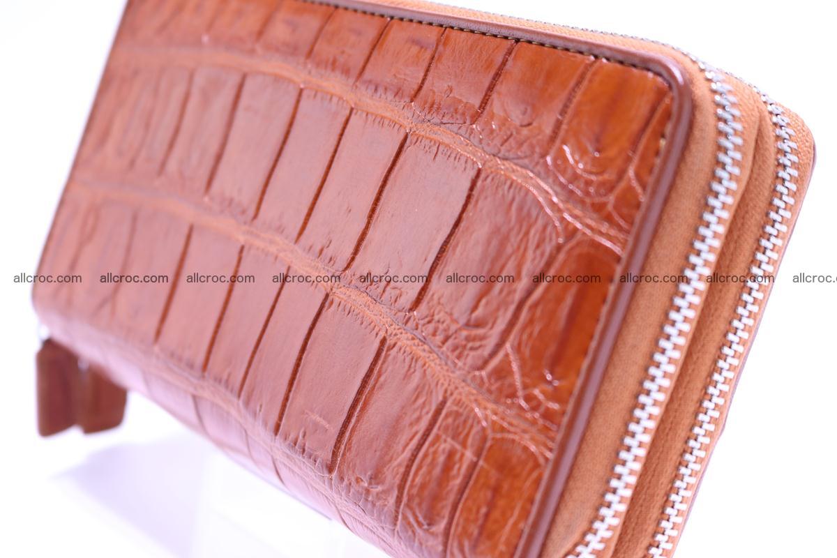 Crocodile wallet with 2 zips 305 Foto 2