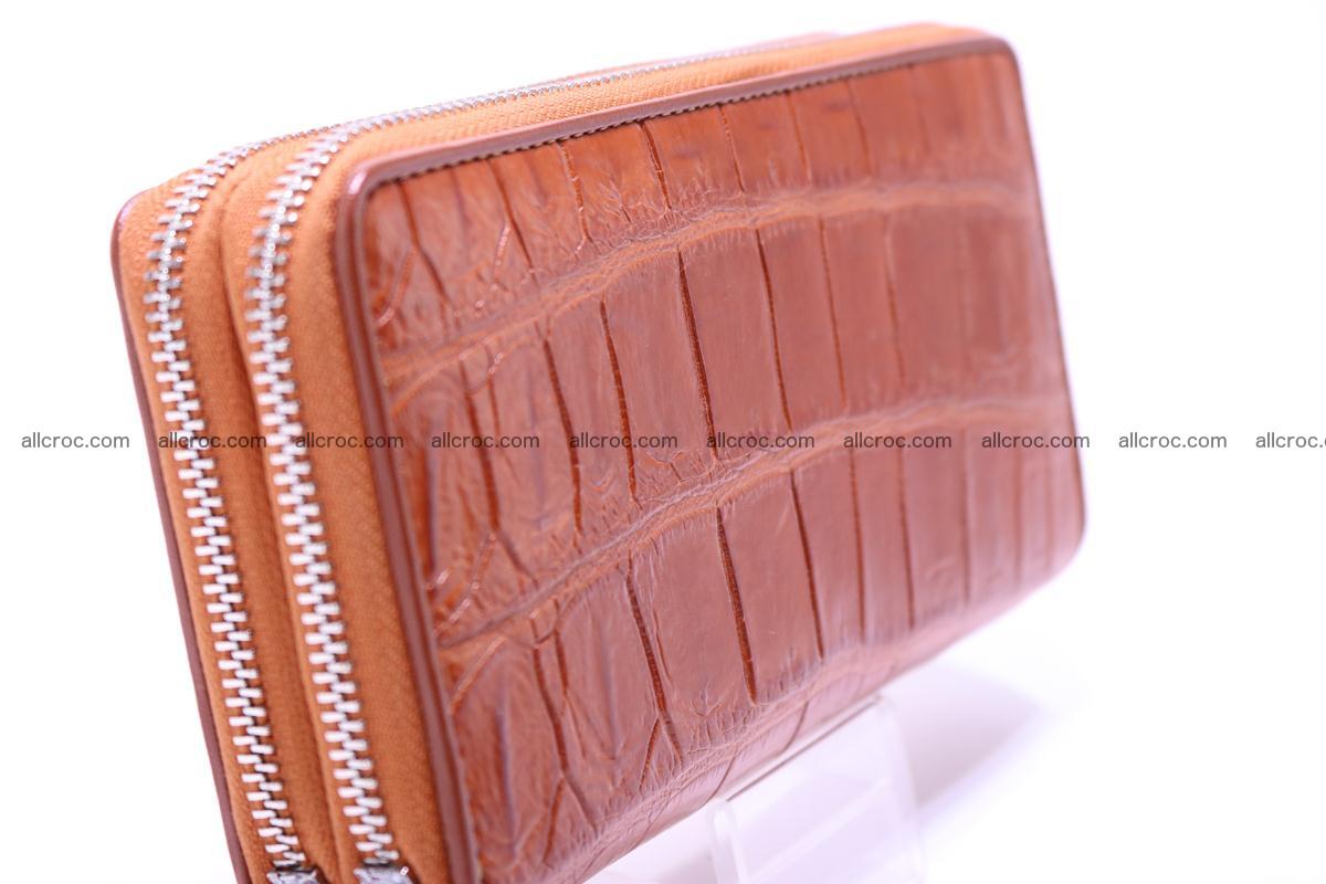 Crocodile wallet with 2 zips 305 Foto 5
