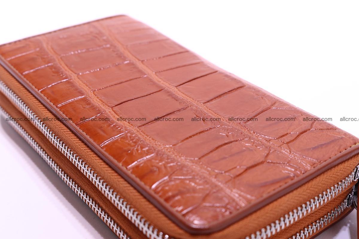 Crocodile wallet with 2 zips 305 Foto 9