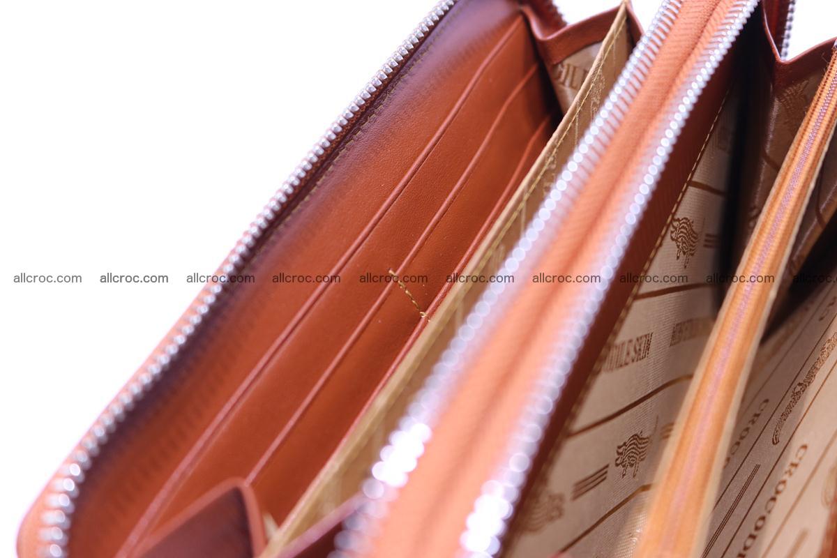 Crocodile wallet with 2 zips 305 Foto 15