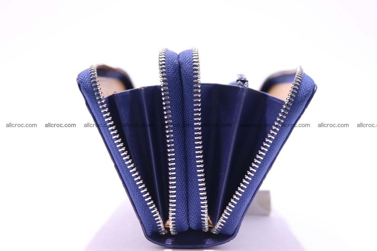 Crocodile wallet with 2 zips 307 Foto 12