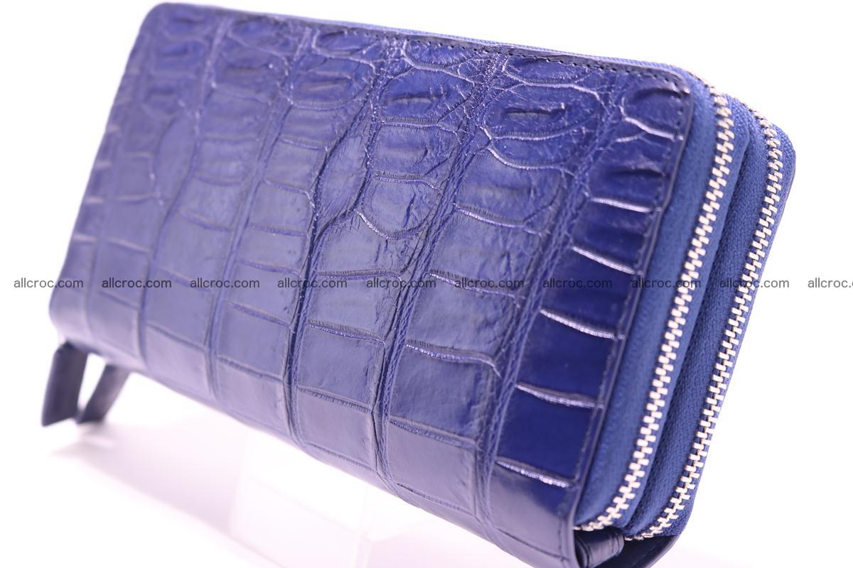 Crocodile wallet with 2 zips 307 Foto 4