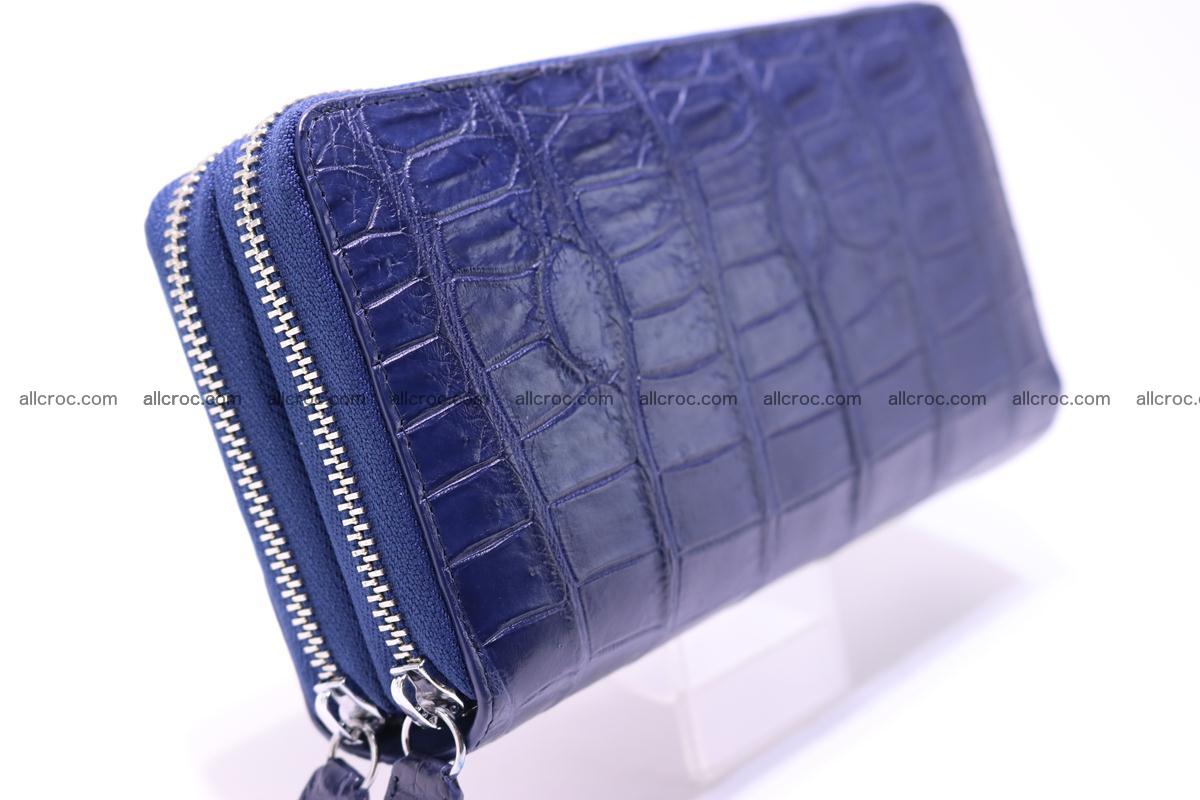 Crocodile wallet with 2 zips 307 Foto 6