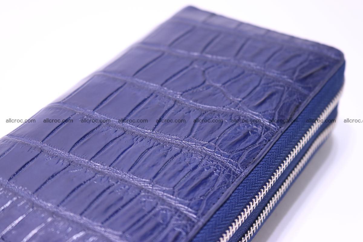 Crocodile wallet with 2 zips 307 Foto 8