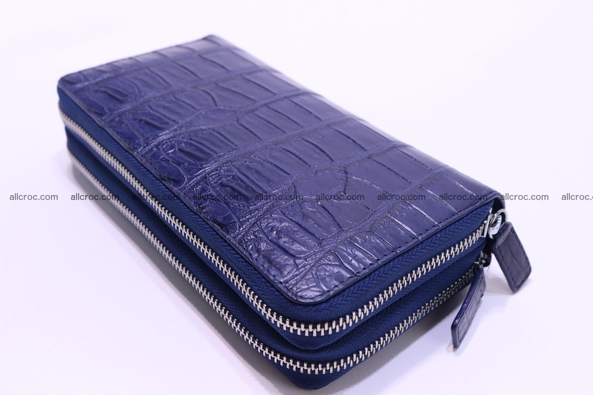 Crocodile wallet with 2 zips 307 Foto 9