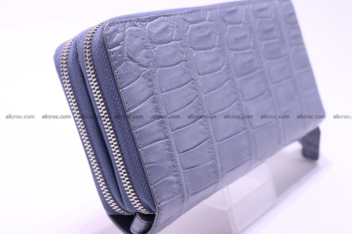 Crocodile wallet with 2 zips 308 Foto 3