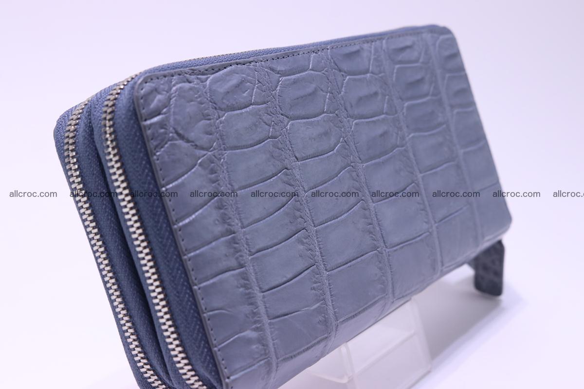 Crocodile wallet with 2 zips 308 Foto 4