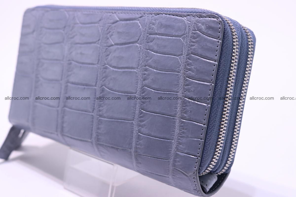 Crocodile wallet with 2 zips 308 Foto 5